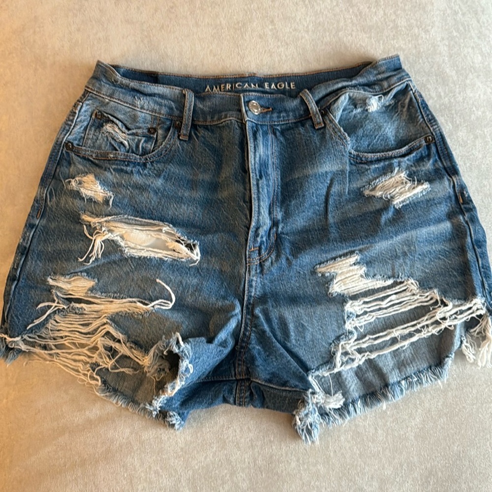 Distressed Boyfriend Shorts